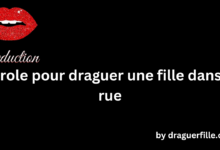 parole pour draguer une fille dans la rue